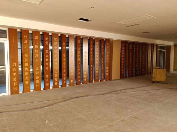 点击查看实际尺寸　标题：大型竹简文化墙 阅读次数：4746